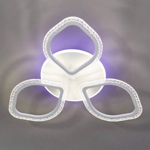 Потолочная светодиодная люстра Escada Bubble 10251/3 LED*60+5W White