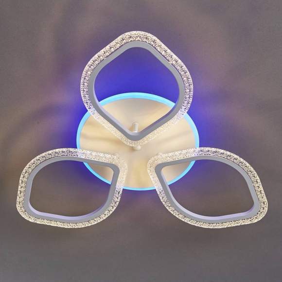 Потолочная светодиодная люстра Escada Bubble 10251/3 LED*60+5W White