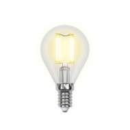 Диммируемая светодиодная лампа E14 5W 4000K (белый) Air Uniel LED-G45-5W-NW-E14-CL-DIM GLA01TR (UL-00002870)