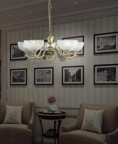 Подвесная люстра Reccagni Angelo L 2825/5 Подвесная люстра Reccagni Angelo L 2825/5