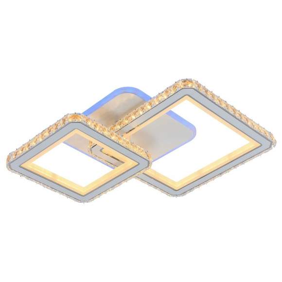 Светодиодная диммируемая люстра с ПДУ Profit Light 8048/2 WHT 142W+8W RGB Светодиодная диммируемая люстра с ПДУ Profit Light 8048/2 WHT 142W+8W RGB