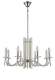 Подвесная люстра Crystal Lux AURELIO SP8 GOLD+CHROME/TRANSPARENT
