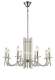 Подвесная люстра Crystal Lux AURELIO SP8 GOLD+CHROME/TRANSPARENT