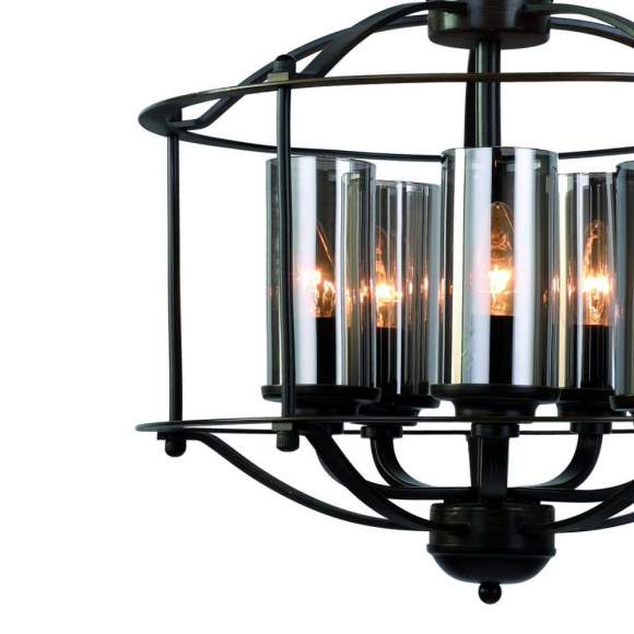 Подвесная люстра с лампочками Favourite Kiara 2057-5P+Lamps E14 Свеча