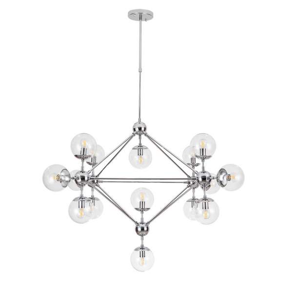 Люстра на штанге Arte lamp Bolla с поддержкой Алиса A1664SP-15CC-A Люстра на штанге Arte lamp Bolla с поддержкой Алиса A1664SP-15CC-A