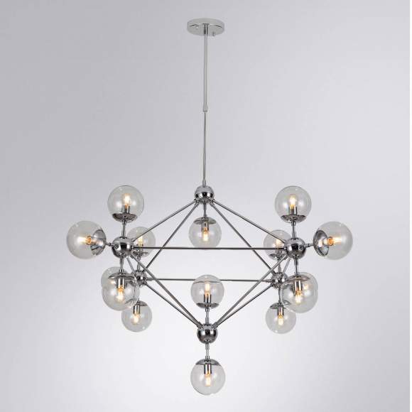 Люстра на штанге Arte lamp Bolla с поддержкой Алиса A1664SP-15CC-A Люстра на штанге Arte lamp Bolla с поддержкой Алиса A1664SP-15CC-A