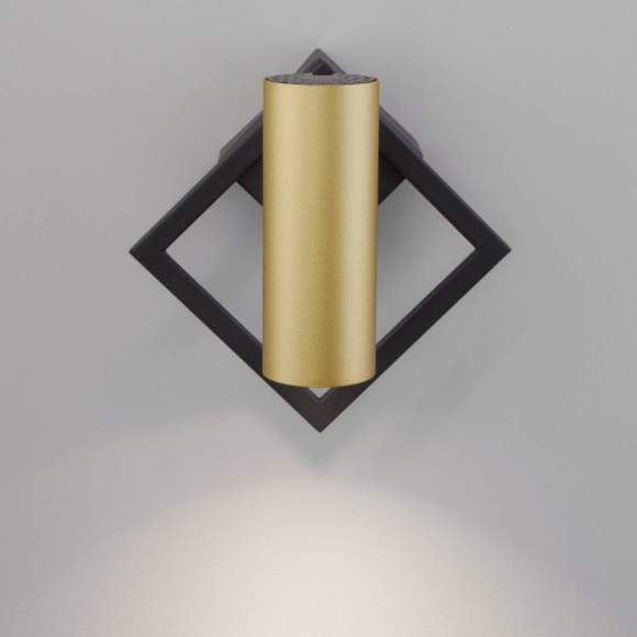 Спот светодиодный Turro Eurosvet 20091/1 LED черный/ золото (a051697)