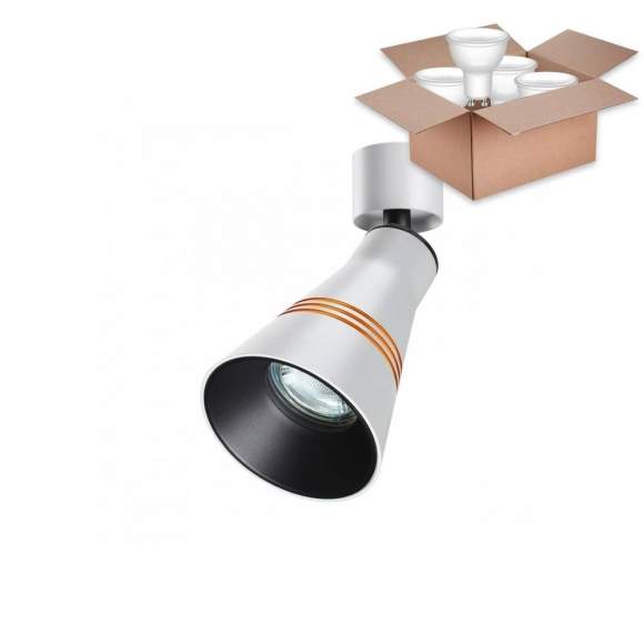 Спот с лампочкой Novotech Sobit 370856+Lamps Gu10 Спот с лампочкой Novotech Sobit 370856+Lamps Gu10