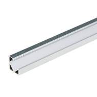 2м. Накладной профиль для светодиодной ленты Uniel UFE-A03 SILVER 200 POLYBAG (UL-00000597)