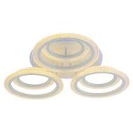 Светодиодная диммируемая люстра с ПДУ Profit Light 8086/3+3 WHT B 108W+8W RGB