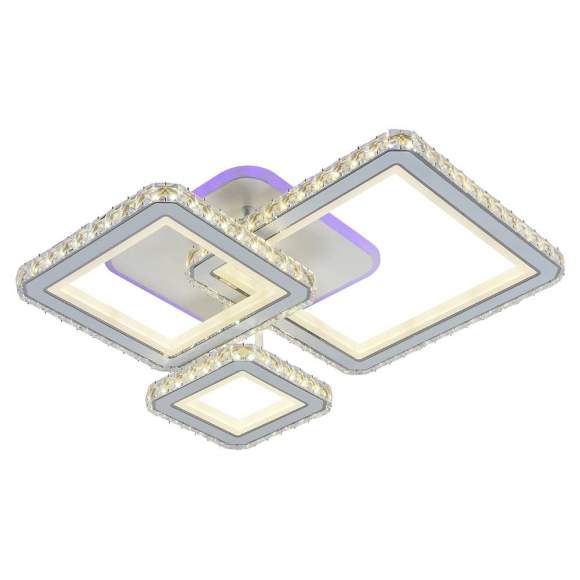 Светодиодная диммируемая люстра с ПДУ Profit Light 8048/3 WHT 182W+8W RGB Светодиодная диммируемая люстра с ПДУ Profit Light 8048/3 WHT 182W+8W RGB