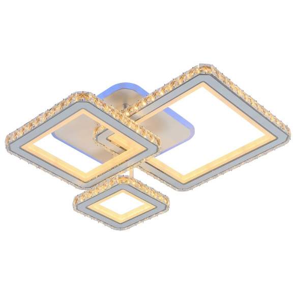 Светодиодная диммируемая люстра с ПДУ Profit Light 8048/3 WHT 182W+8W RGB Светодиодная диммируемая люстра с ПДУ Profit Light 8048/3 WHT 182W+8W RGB