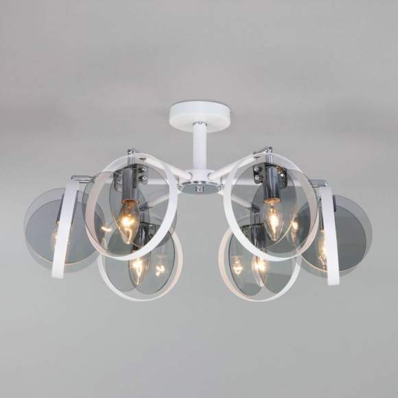 Потолочная люстра Eurosvet Gallo 70121/6 белый a052338 Потолочная люстра Eurosvet Gallo 70121/6 белый a052338