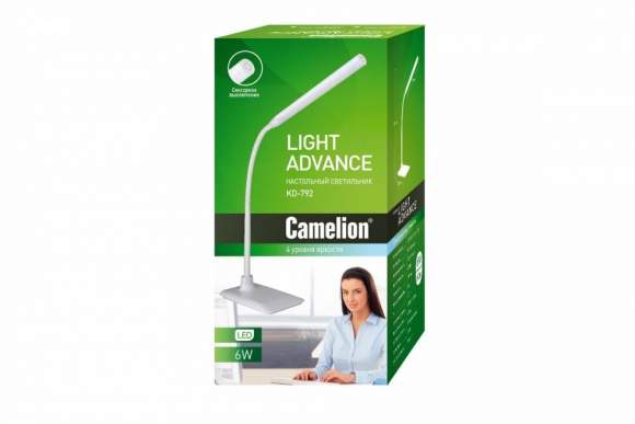 KD-792 С02 черный Настольный светильник Camelion 12489 KD-792 С02 черный Настольный светильник Camelion 12489