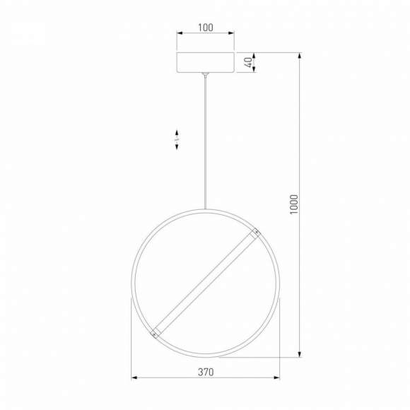 Подвесной светодиодный светильник Eurosvet Element 90281/1 бронза (a061417) Подвесной светодиодный светильник Eurosvet Element 90281/1 бронза (a061417)