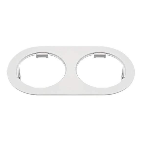 214656 Рамка для двух встраиваемых светильников Lightstar Double Round серии Domino 214656 Рамка для двух встраиваемых светильников Lightstar Double Round серии Domino