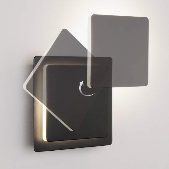 Настенный светодиодный светильник Elektrostandard Screw LED 40136/1 черный (a055775)