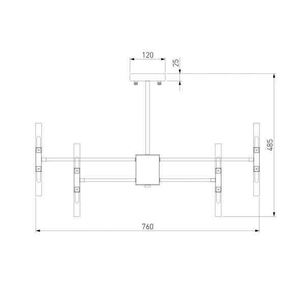 Люстра на штанге Bastone Bogate's 346 Smart (a053999) Люстра на штанге Bastone Bogate's 346 Smart (a053999)