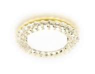 G206 CL/G Встраиваемый точечный светильник GX53 Ambrella light Crystal G206 CL/G Встраиваемый точечный светильник GX53 Ambrella light Crystal