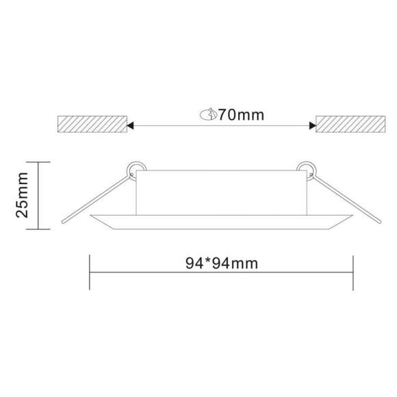 Встраиваемый точечный светильник ST-Luce ST204.508.01