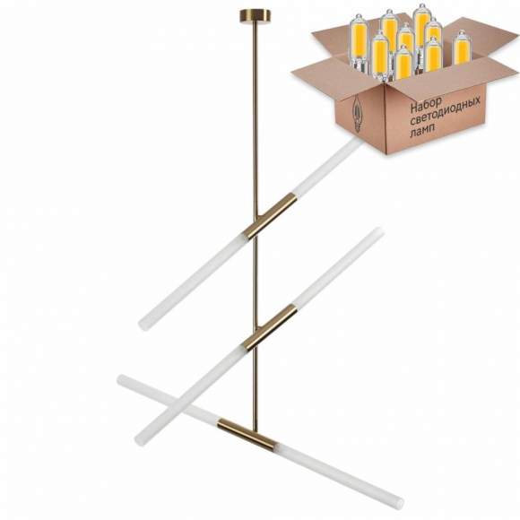 Люстра на штанге с лампочками Odeon Light Soho 4306/6+Lamps G9 Люстра на штанге с лампочками Odeon Light Soho 4306/6+Lamps G9