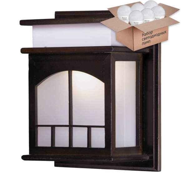 Настенный светильник с лампочкой Velante 513-721-01+Lamps E27 P45 Настенный светильник с лампочкой Velante 513-721-01+Lamps E27 P45