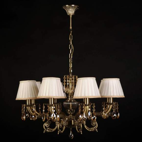 Подвесная люстра Abrasax L.8110-8BR CRISTAL-SHADE