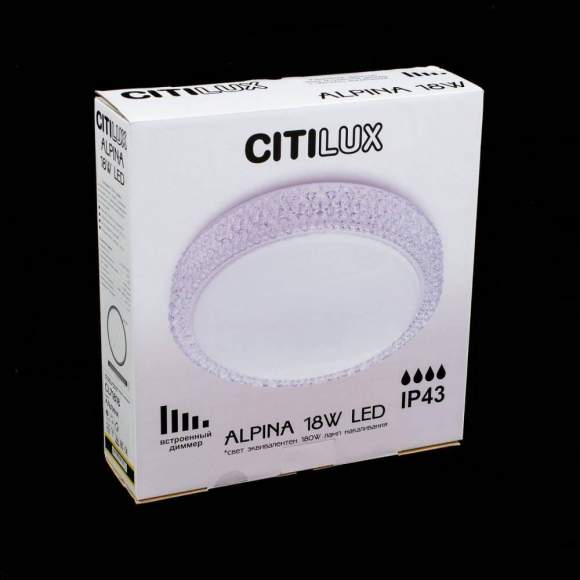 CL71818 Потолочный светодиодный светильник Citilux Альпина CL71818 Потолочный светодиодный светильник Citilux Альпина