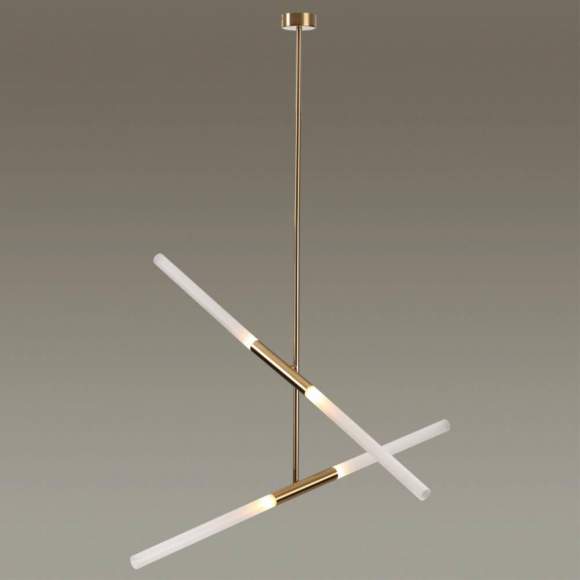 Люстра на штанге с лампочками Odeon Light Soho 4306/4+Lamps G9 Люстра на штанге с лампочками Odeon Light Soho 4306/4+Lamps G9