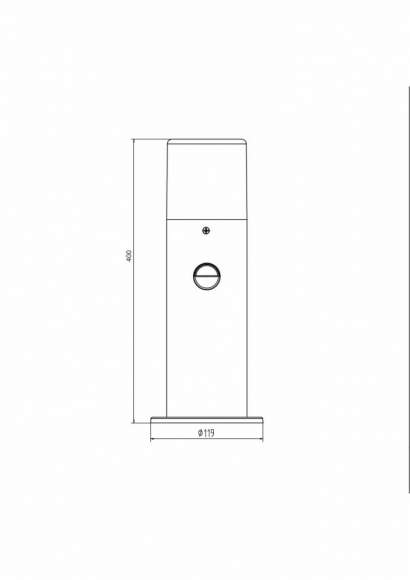 Ландшафтный фонарь Escada Garden 10179/T Dark grey