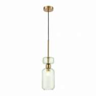 Подвесной светильник Escada 1141/1S E14*60W Antigue copper/Green