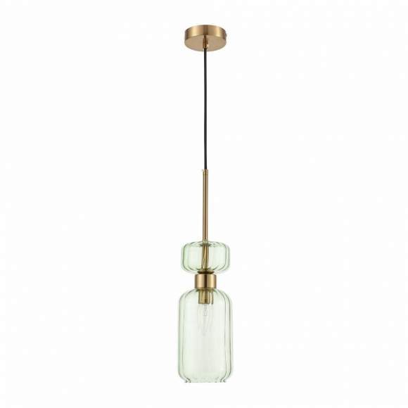 Подвесной светильник Escada 1141/1S E14*60W Antigue copper/Green