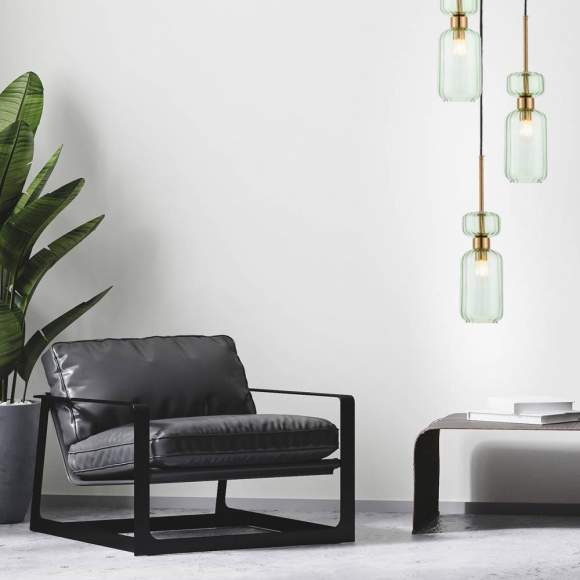 Подвесной светильник Escada 1141/1S E14*60W Antigue copper/Green