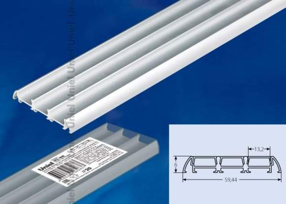 2м. Накладной профиль для светодиодной ленты Uniel UFE-A08 SILVER 200 POLYBAG (UL-00000602) 2м. Накладной профиль для светодиодной ленты Uniel UFE-A08 SILVER 200 POLYBAG (UL-00000602)