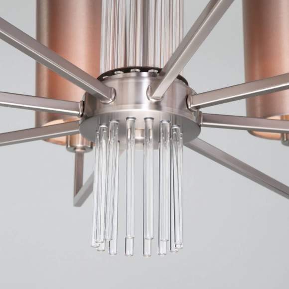 Подвесная люстра Soffio Eurosvet 60134/8 никель Подвесная люстра Soffio Eurosvet 60134/8 никель