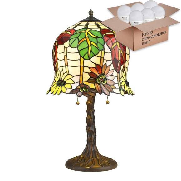 Настольная лампа с лампочками Velante 882-804-02+Lamps E27 P45 Настольная лампа с лампочками Velante 882-804-02+Lamps E27 P45