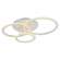 Светодиодная диммируемая люстра с ПДУ Profit Light 8086/3 WHT 90W+7W RGB
