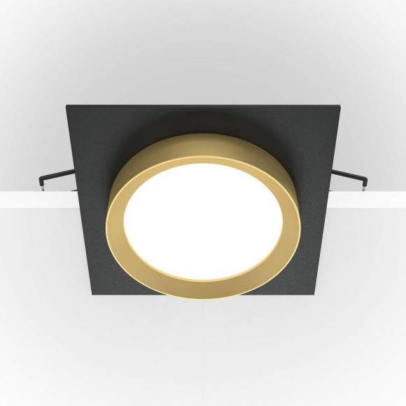 Встраиваемый светильник Maytoni Hoop DL086-GX53-SQ-BG Встраиваемый светильник Maytoni Hoop DL086-GX53-SQ-BG