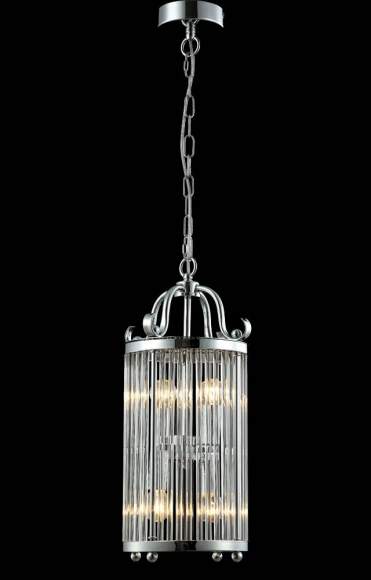 Подвесной светильник Crystal Lux TADEO SP4 D200 CHROME/TRANSPARENTE