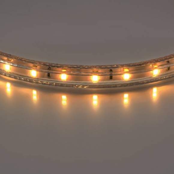 1м. Светодиодная лента теплого цвета 3528, 2800К, 220V, 60LED/m, IP65 Lightstar 402002