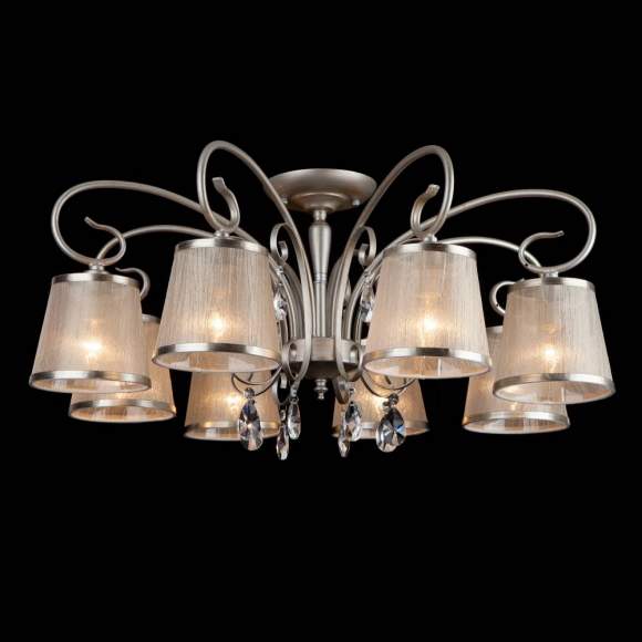 Потолочная люстра 60065/8 серебро ЕВРОСВЕТ