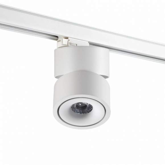Трехфазный LED светильник 15W 4000К для трека Groda Novotech 358780 Трехфазный LED светильник 15W 4000К для трека Groda Novotech 358780