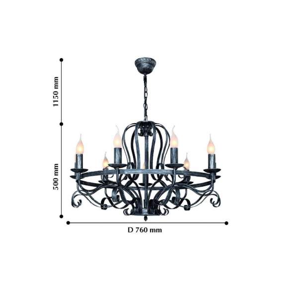 Люстра с лампочками F-Promo Palermo 2162-9P+Lamps