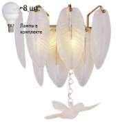 Настенный светильник с лампочками Favourite Philomela 3054-2W+Lamps E14 P45 Настенный светильник с лампочками Favourite Philomela 3054-2W+Lamps E14 P45