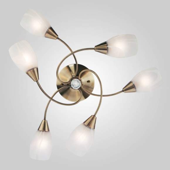 2275/6 античная бронза Потолочная люстра Eurosvet 2275 2275/6 античная бронза Потолочная люстра Eurosvet 2275