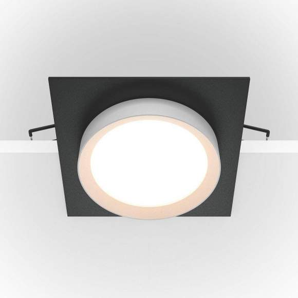 Встраиваемый светильник Maytoni Hoop DL086-GX53-SQ-BW