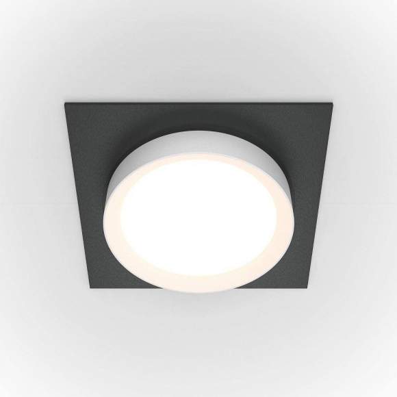 Встраиваемый светильник Maytoni Hoop DL086-GX53-SQ-BW