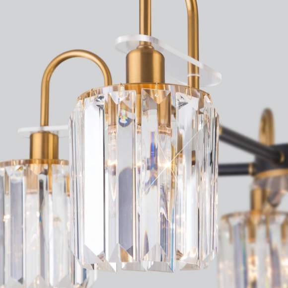 Люстра на штанге Евросвет Tenia 70090/8 черный a045145