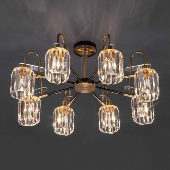 Люстра на штанге Евросвет Tenia 70090/8 черный a045145