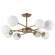 Люстра на штанге Arte lamp Marco с поддержкой Алиса A2703PL-8SG-A